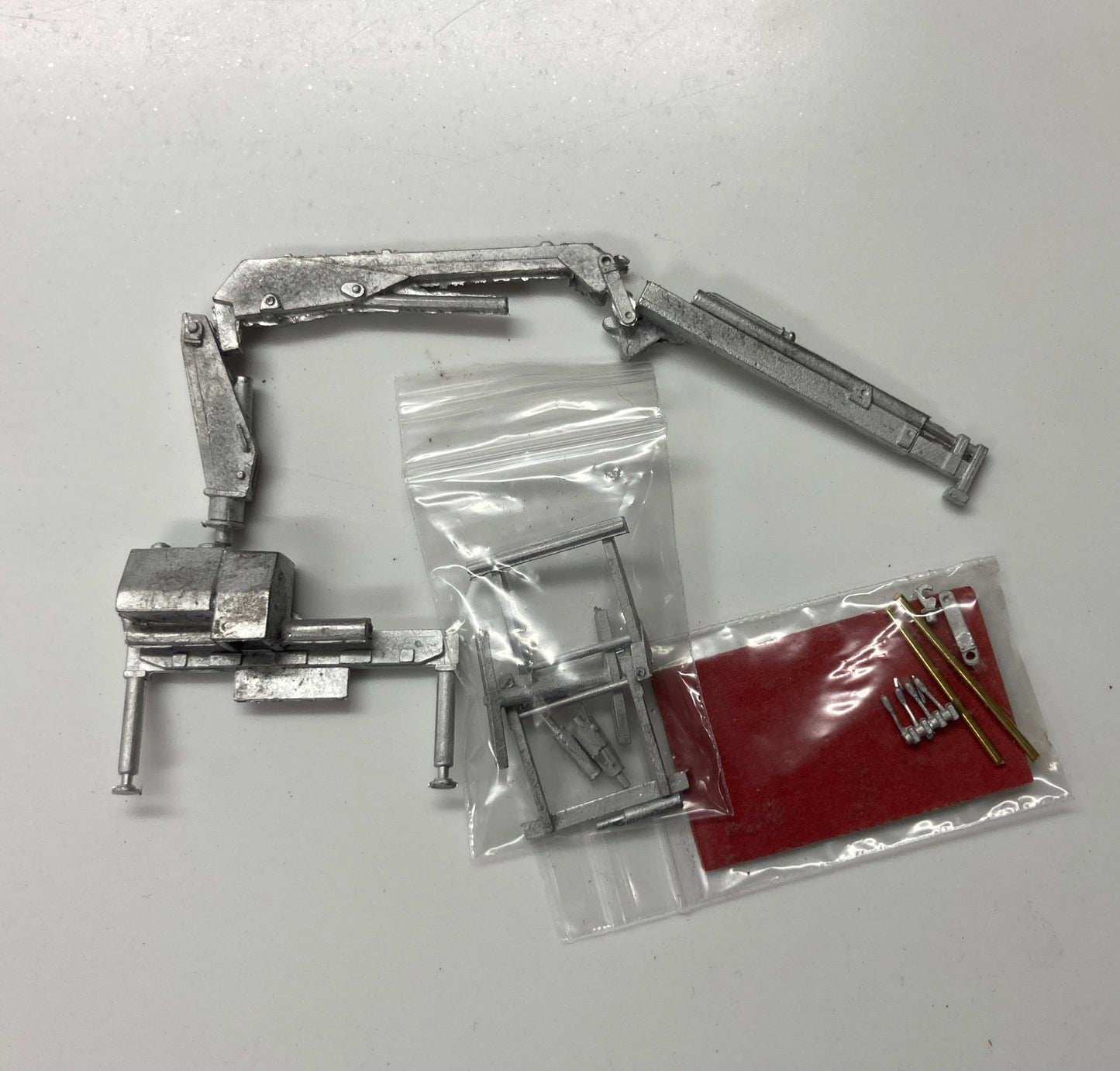 228 Hiab Crane with brick grab (extended)