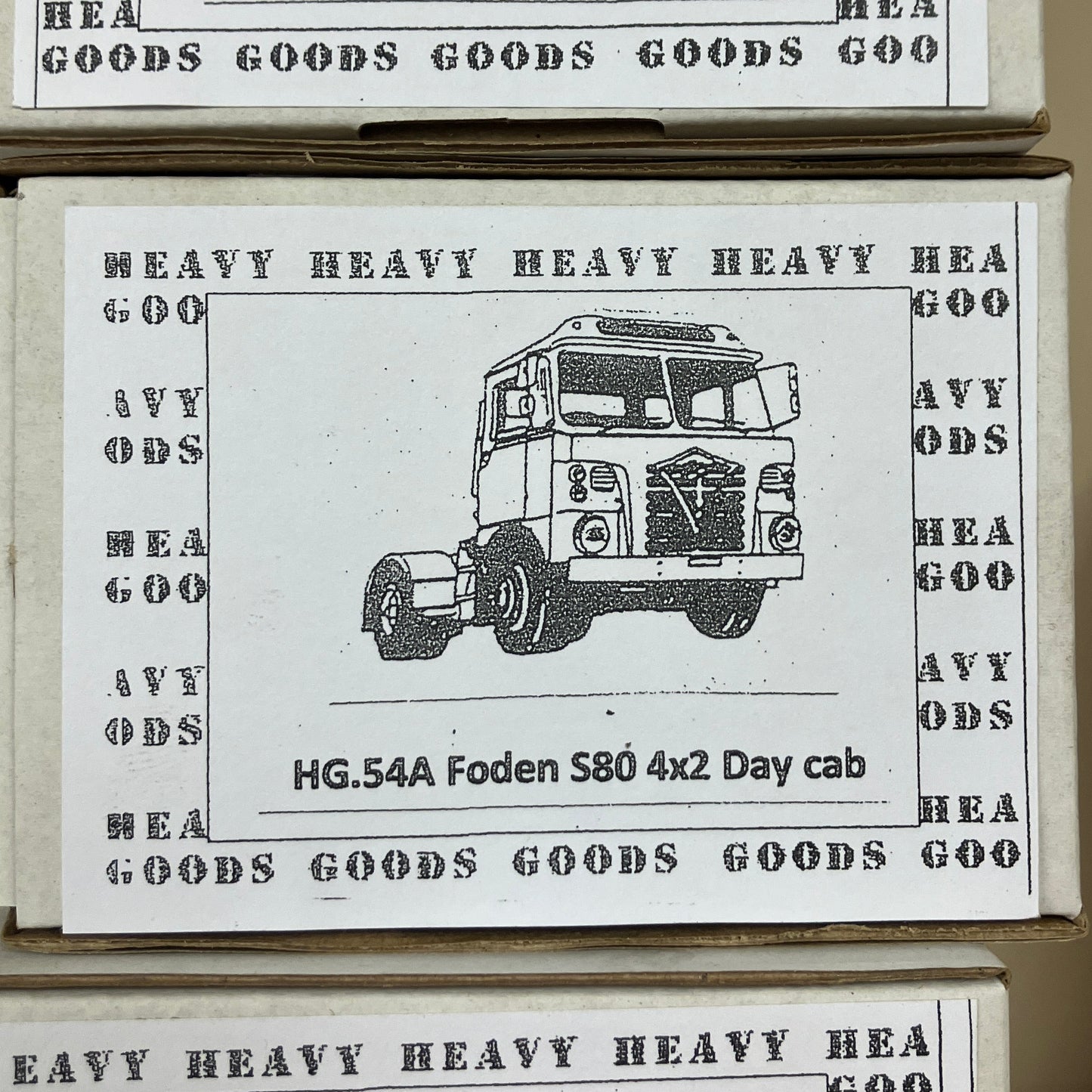 054 HG.54A Foden S80 4x2 day cab