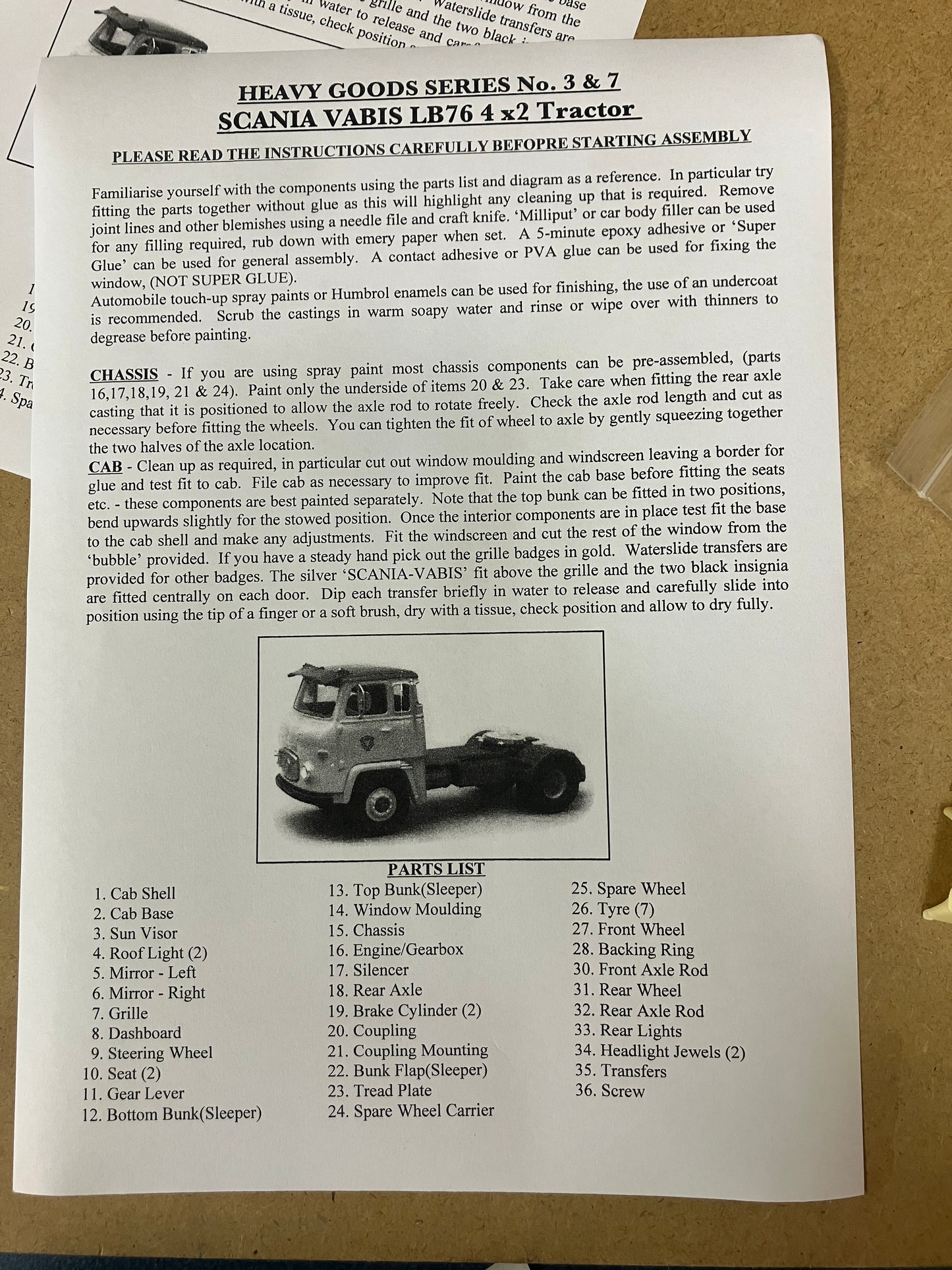 005 HG.5a Scania LB76 day cab