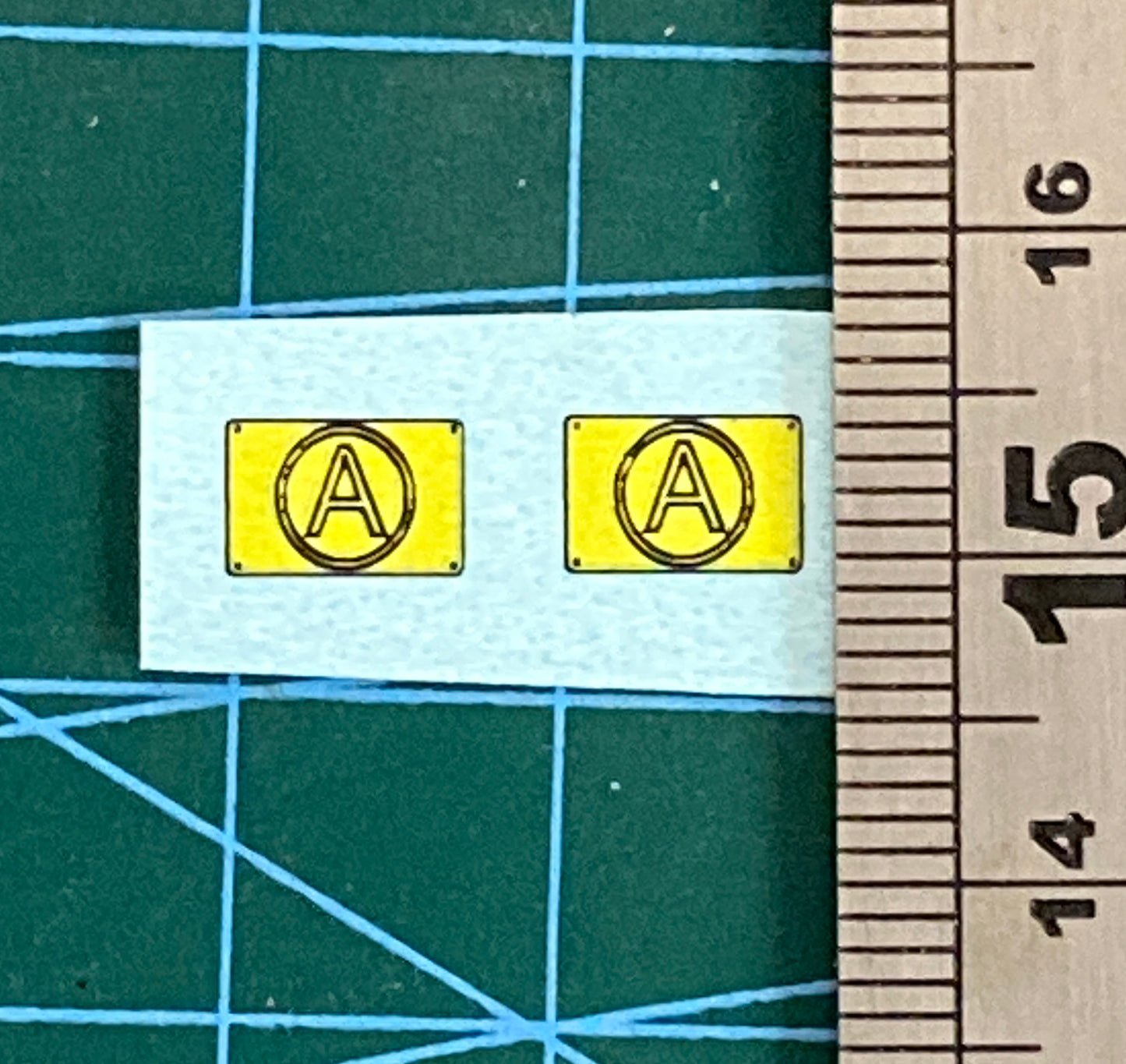 501 Atkinson rear mudguard emblem