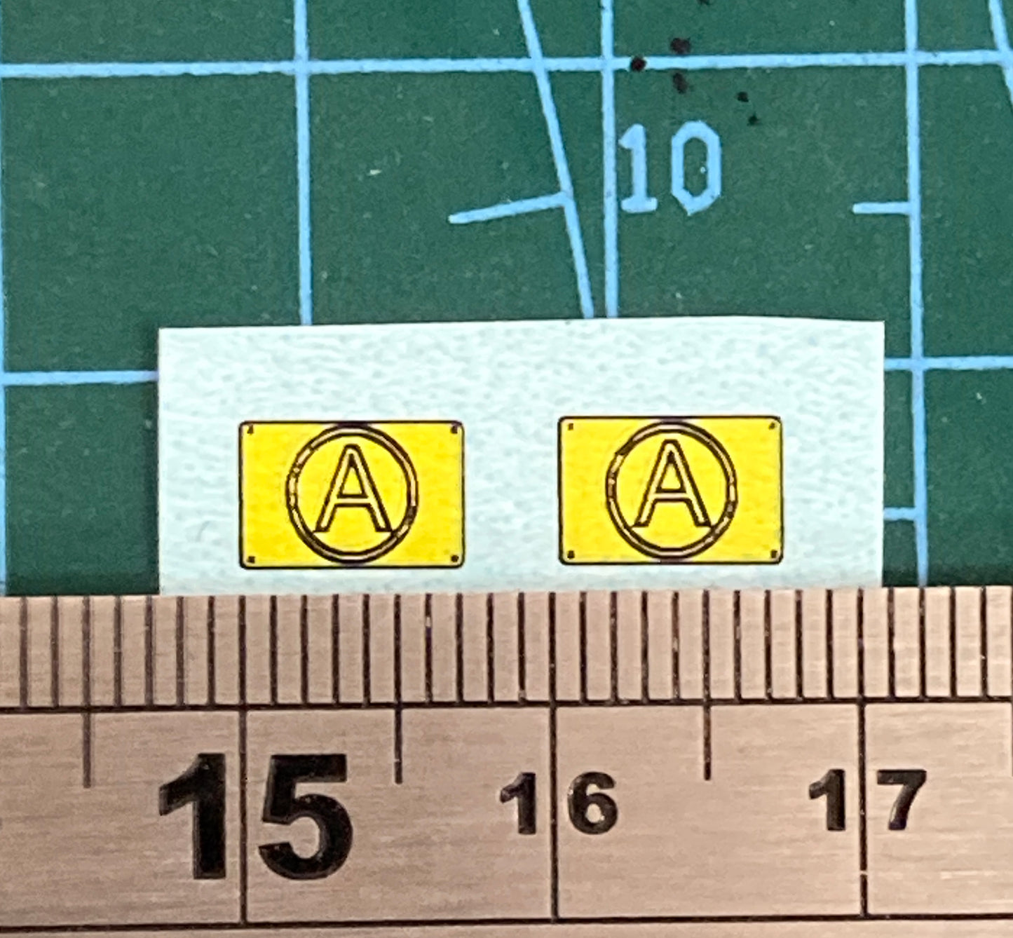 501 Atkinson rear mudguard emblem